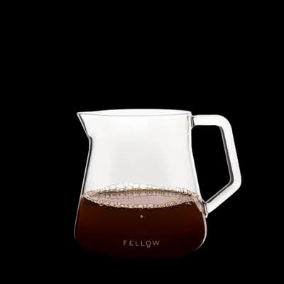 Fellow Mighty Small glass coffee carafe, example product photo